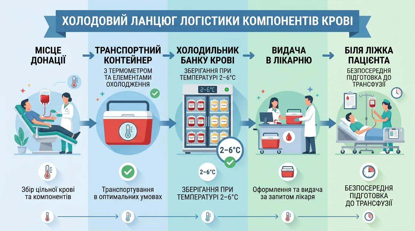 Холодовий ланцюг та транспортний контейнер