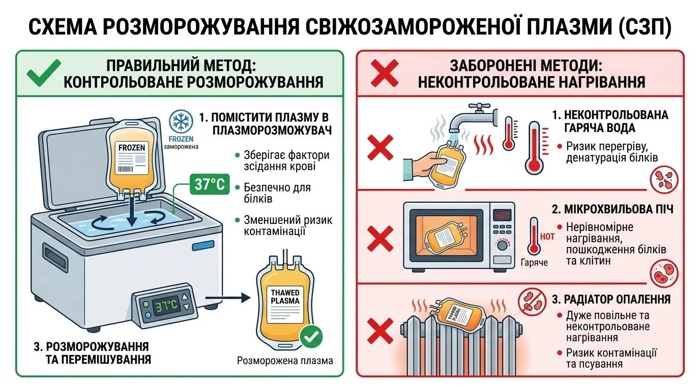 Розморожування плазми